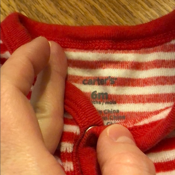 Christmas footed sleeper gender neutral 6 months - Picture 4 of 4